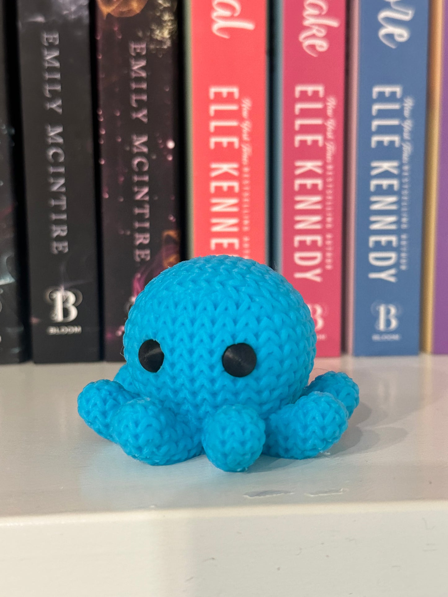 Bookshelf Buddies, 3D Printed Knit-Texture Animal Figurines