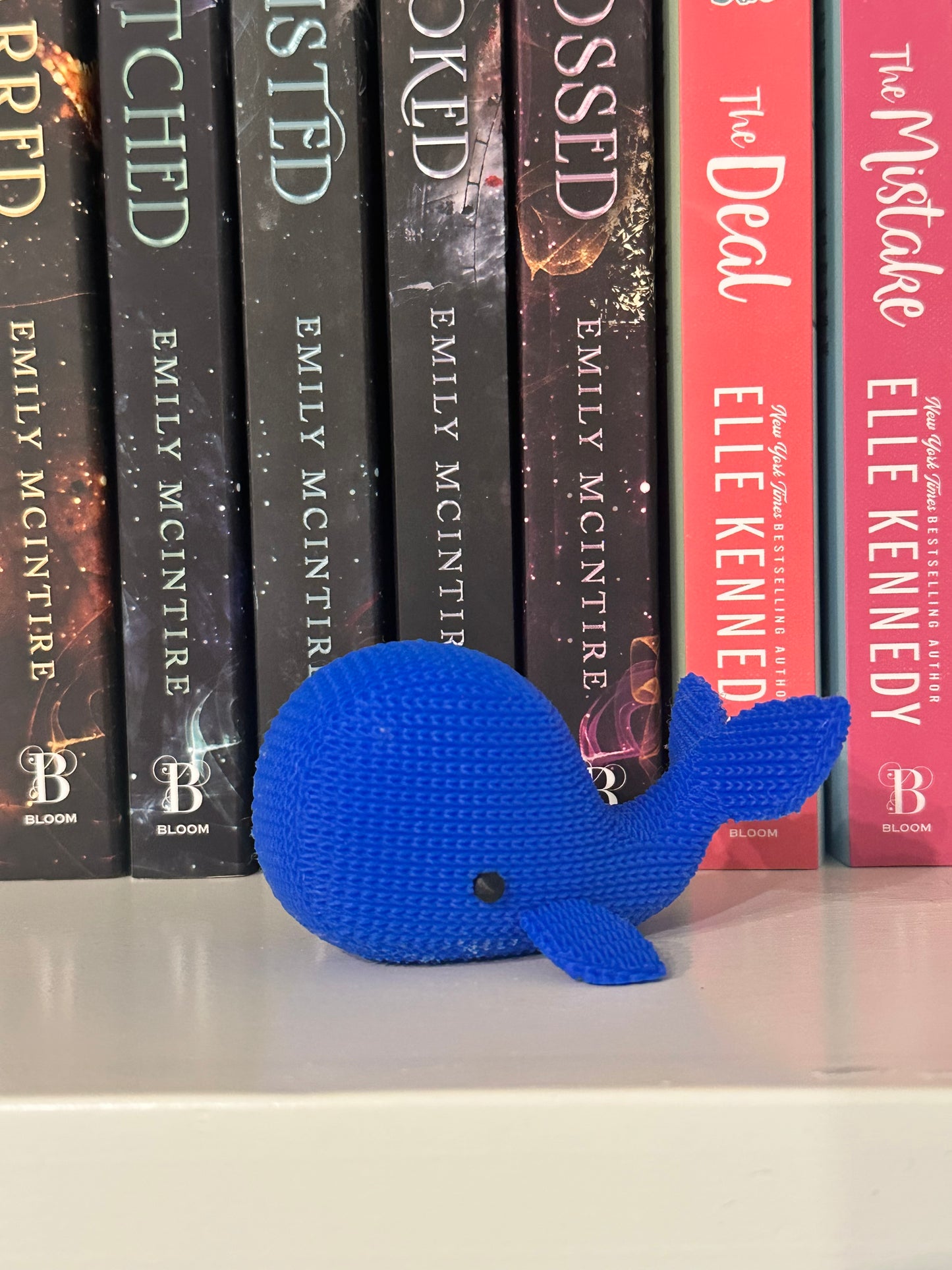 Bookshelf Buddies, 3D Printed Knit-Texture Animal Figurines