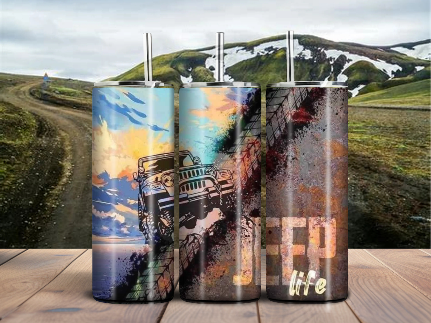 Jeep Life 20oz Tumbler โ Rugged Off-Road Adventure Cup