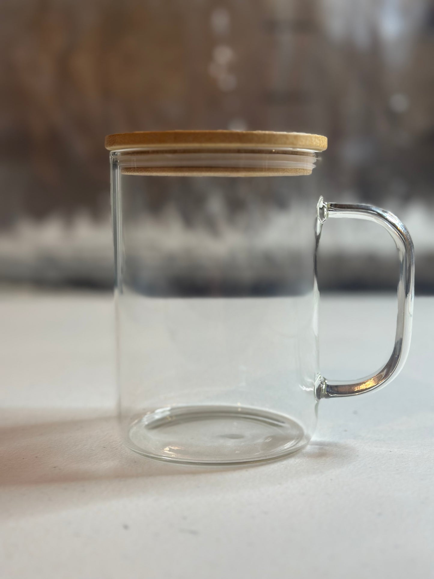 Dog Mom Libby Glass – 16oz Iced Coffee Cup with Bamboo Lid & Straw